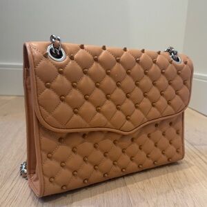 Rebecca Minkoff Camel Quilted Shoulder Bag